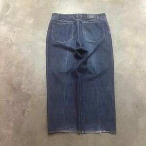 Y2K Martihe Francois Girbaud men's blue‎ jeans baggy wide leg skater 90s 41